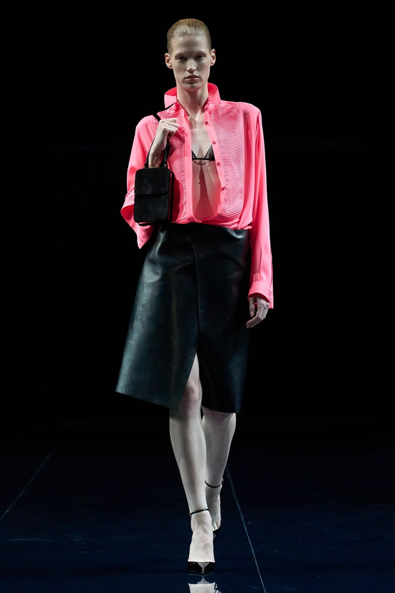 Haider Ackermann Tom Ford SS26 Paris Fashion Week Collection suiting satin tailoring