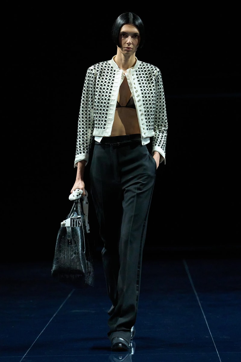 Haider Ackermann Tom Ford SS26 Paris Fashion Week Collection suiting satin tailoring