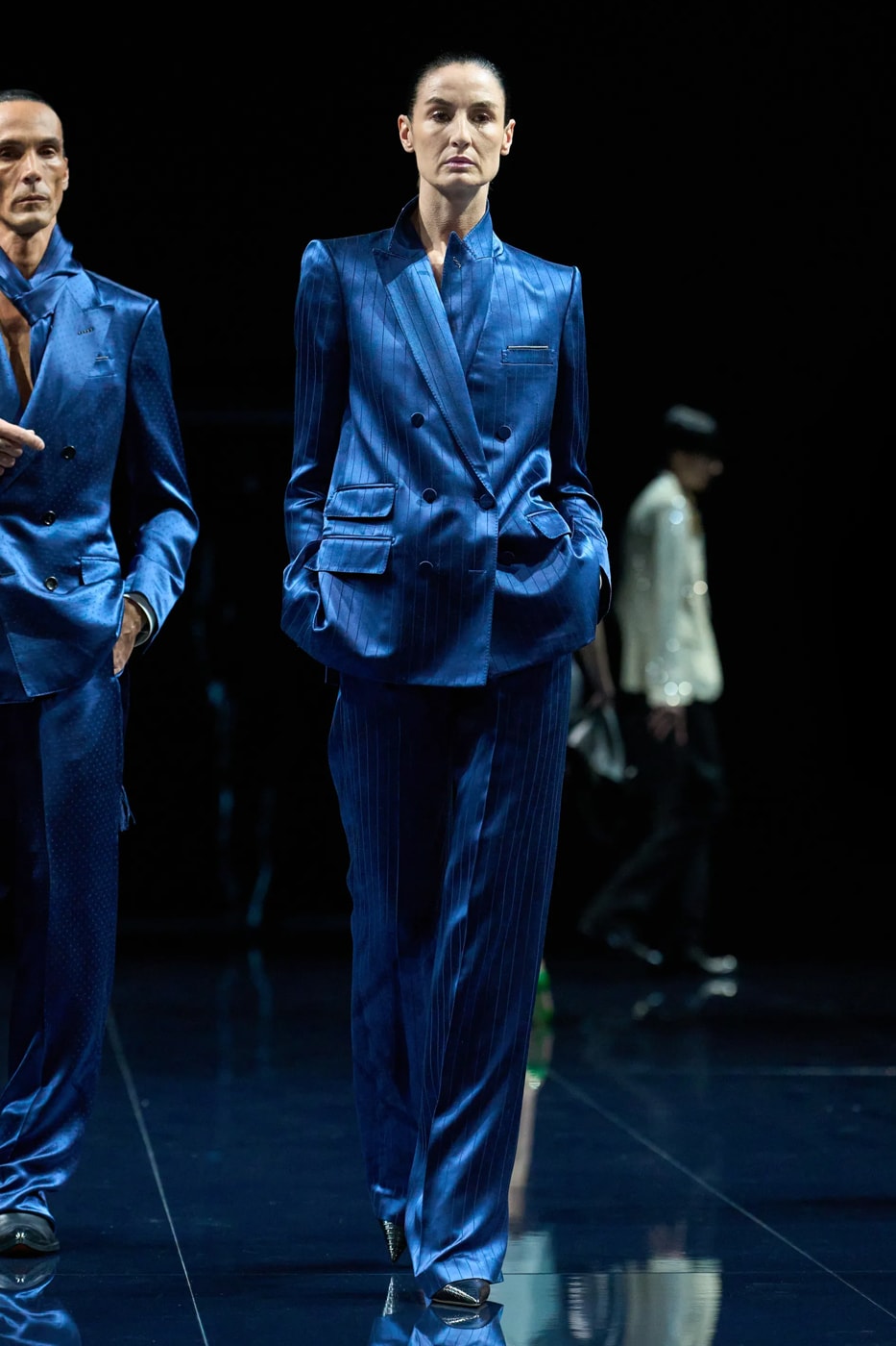 Haider Ackermann Tom Ford SS26 Paris Fashion Week Collection suiting satin tailoring
