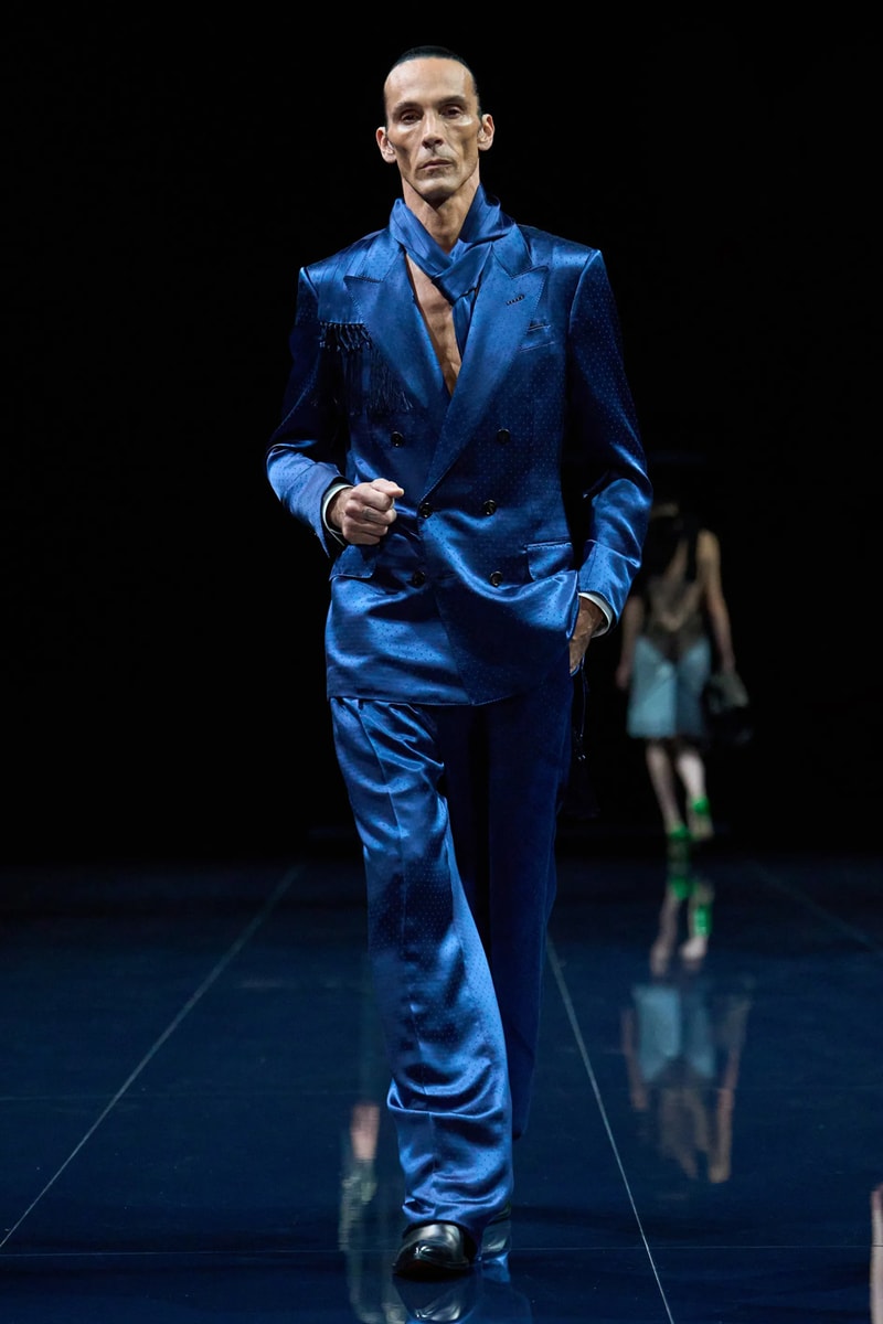 Haider Ackermann Tom Ford SS26 Paris Fashion Week Collection suiting satin tailoring