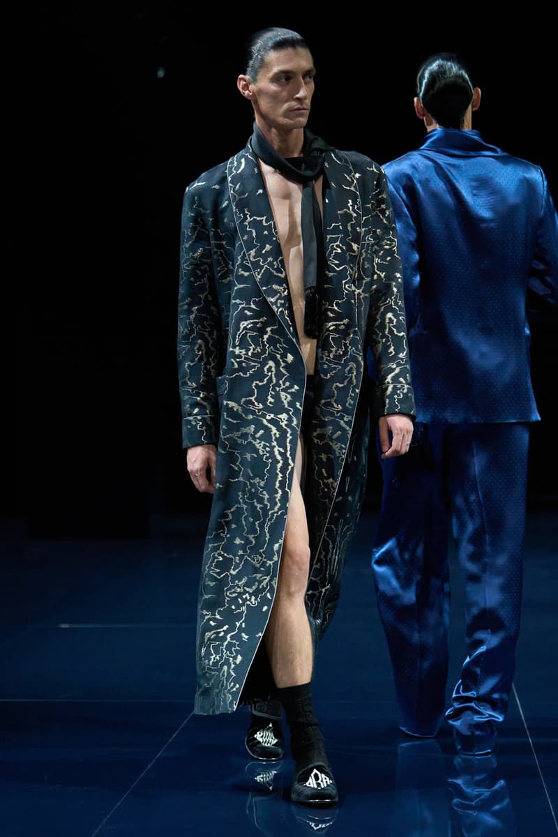 Haider Ackermann Tom Ford SS26 Paris Fashion Week Collection suiting satin tailoring