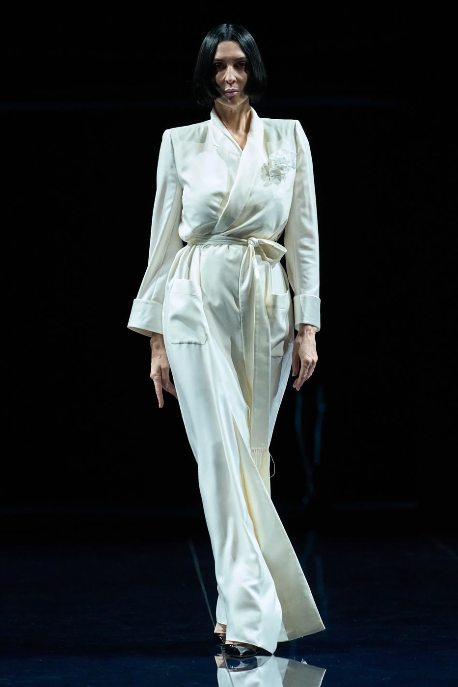 Haider Ackermann Tom Ford SS26 Paris Fashion Week Collection suiting satin tailoring
