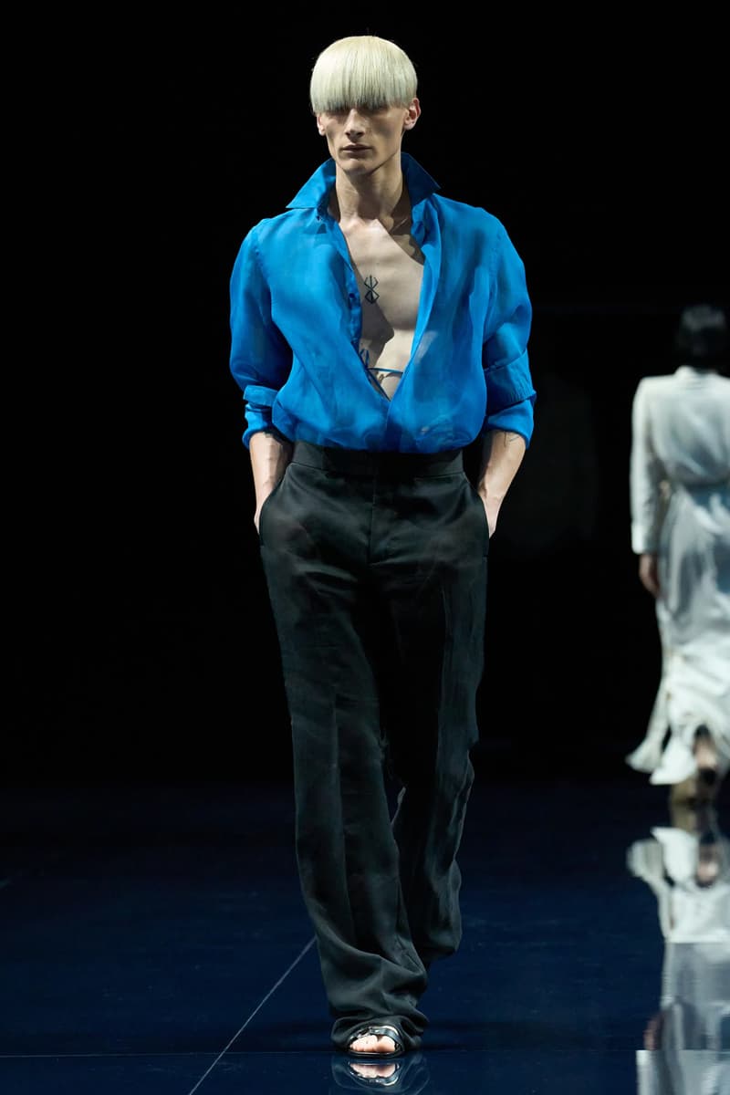 Haider Ackermann Tom Ford SS26 Paris Fashion Week Collection suiting satin tailoring