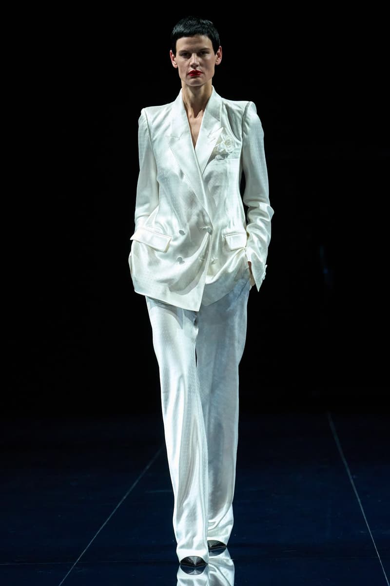 Haider Ackermann Tom Ford SS26 Paris Fashion Week Collection suiting satin tailoring