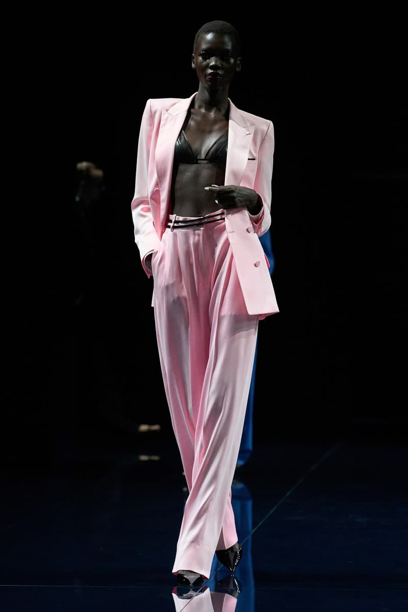 Haider Ackermann Tom Ford SS26 Paris Fashion Week Collection suiting satin tailoring