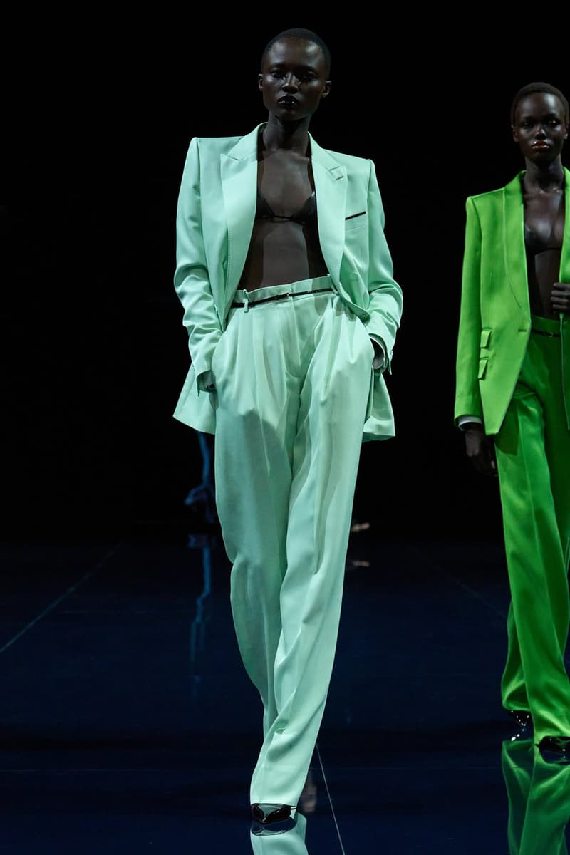 Haider Ackermann Tom Ford SS26 Paris Fashion Week Collection suiting satin tailoring
