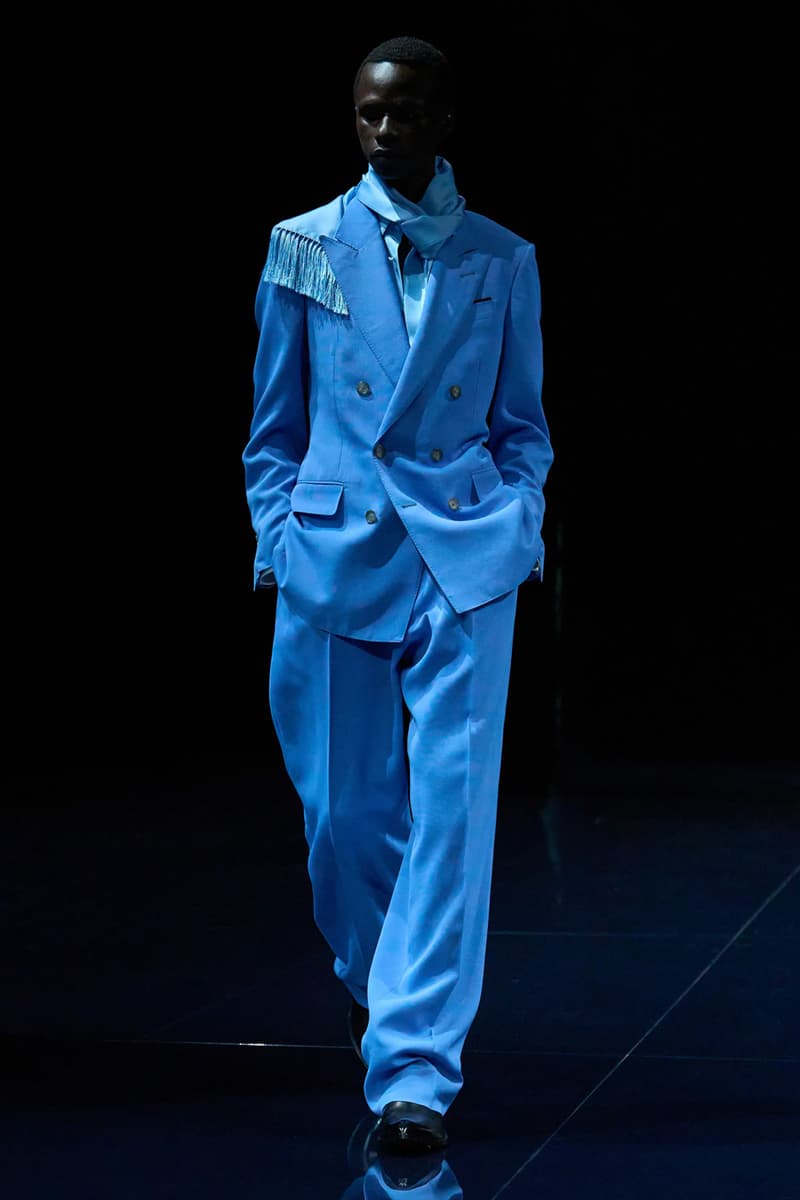 Haider Ackermann Tom Ford SS26 Paris Fashion Week Collection suiting satin tailoring