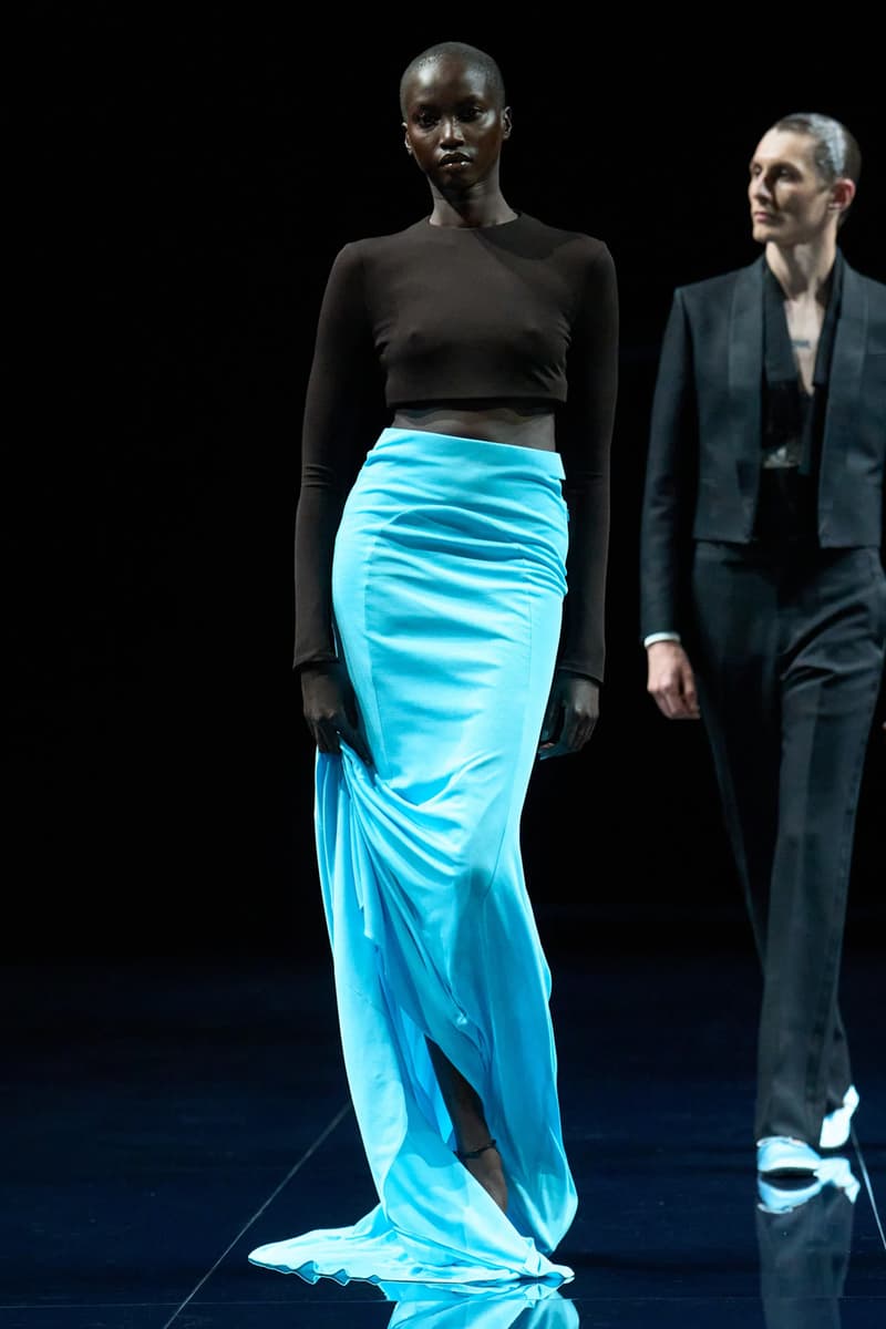 Haider Ackermann Tom Ford SS26 Paris Fashion Week Collection suiting satin tailoring