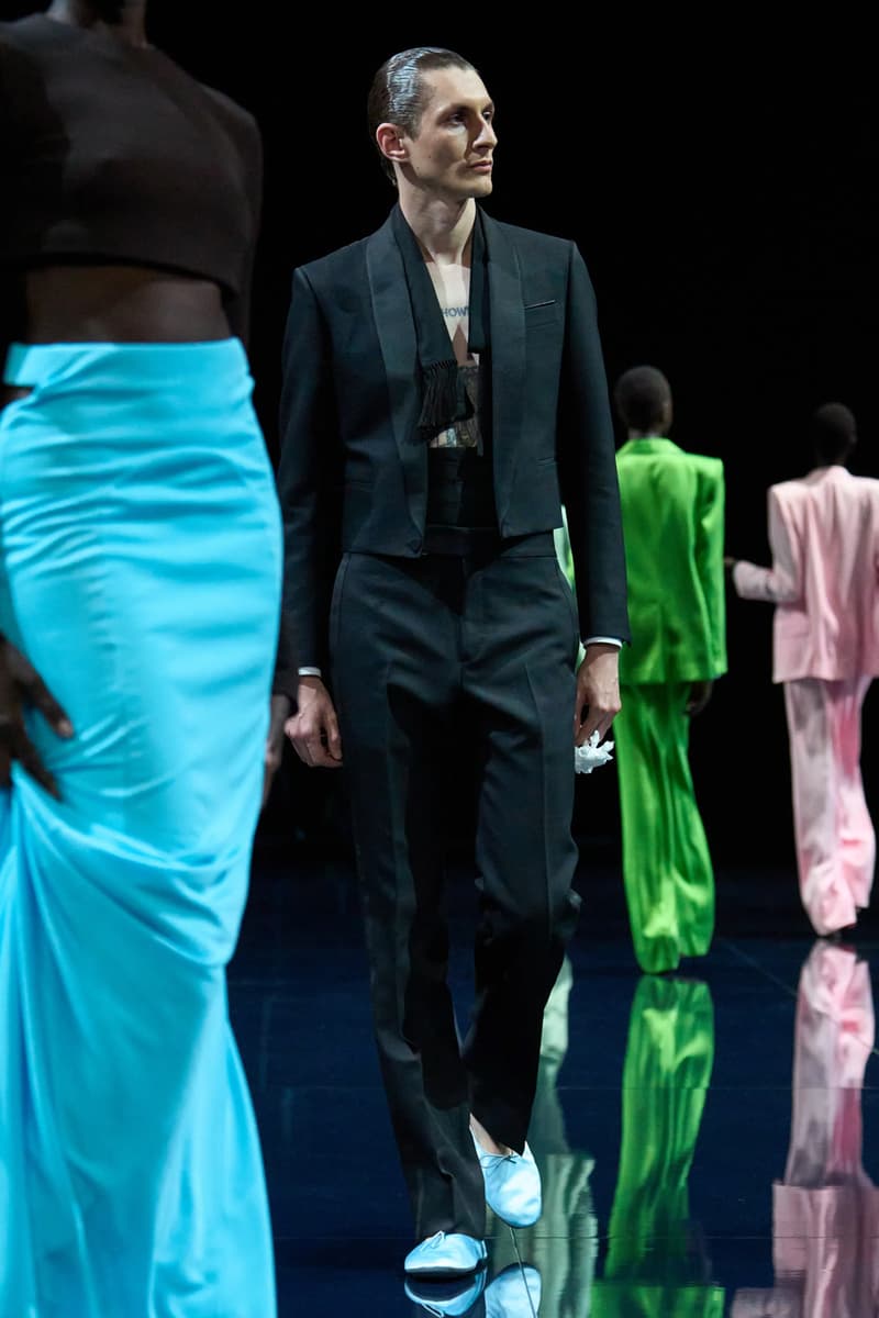 Haider Ackermann Tom Ford SS26 Paris Fashion Week Collection suiting satin tailoring