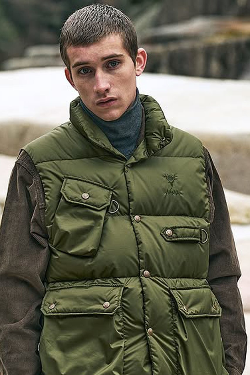 Nanga Taps SUBU, South2 West8 on Functional Outerwear Drop collab release info collection capsule fishing japan down jacket shoe footwear vest