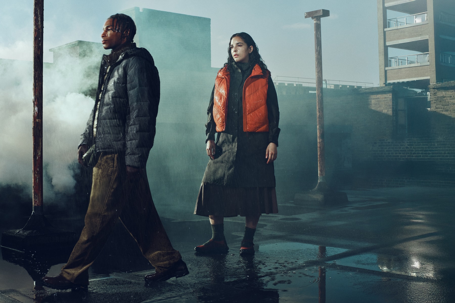 uniqlo puffertech outerwear collection vests jackets coats parks packable nonodesign fiber lining waterrepellant winter essentials