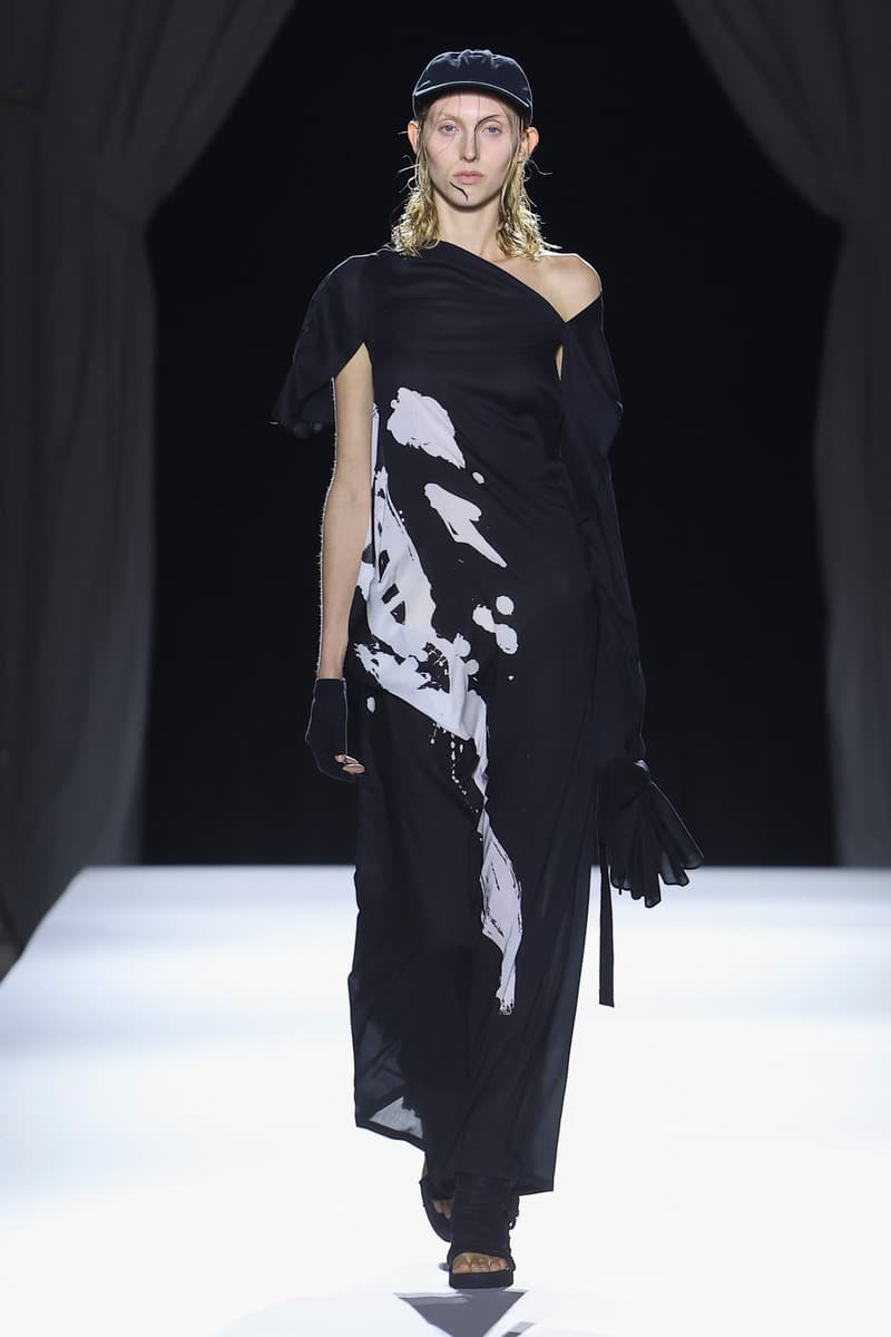 Yohji Yamamoto Spring Summer 2026 Paris Fashion Week womenswear runway show