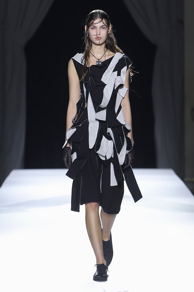 Yohji Yamamoto Spring Summer 2026 Paris Fashion Week womenswear runway show