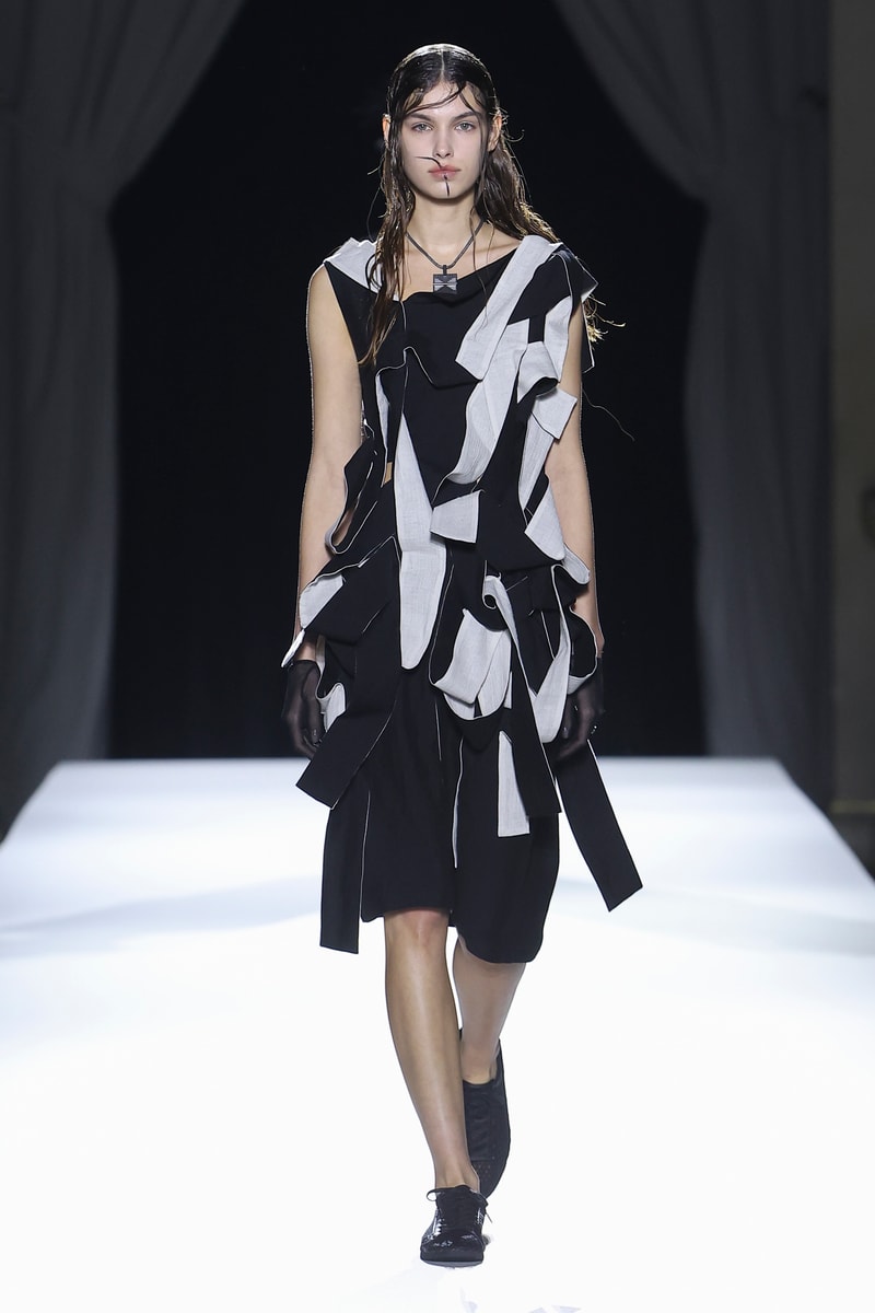 Yohji Yamamoto Spring Summer 2026 Paris Fashion Week womenswear runway show