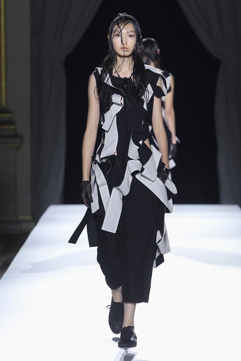 Yohji Yamamoto Spring Summer 2026 Paris Fashion Week womenswear runway show