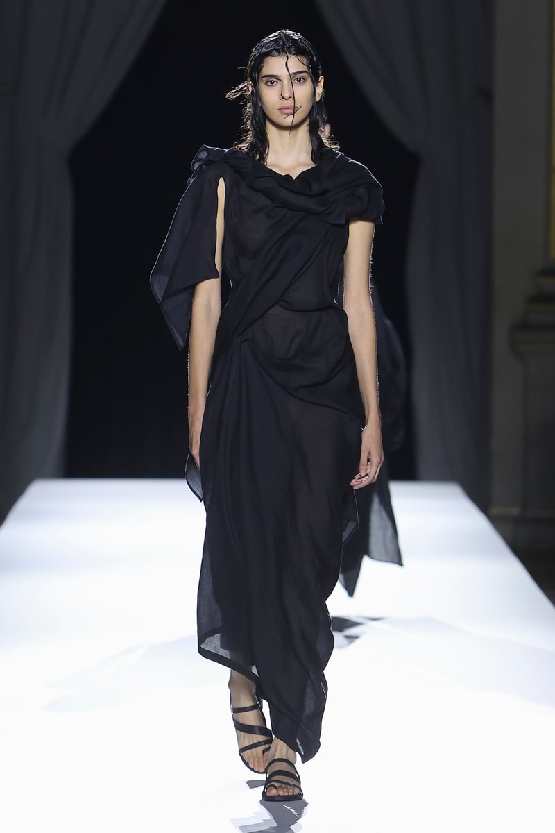 Yohji Yamamoto Spring Summer 2026 Paris Fashion Week womenswear runway show