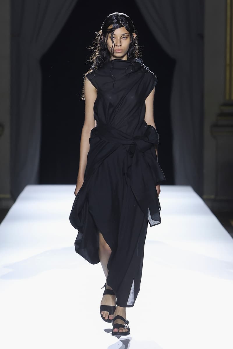 Yohji Yamamoto Spring Summer 2026 Paris Fashion Week womenswear runway show