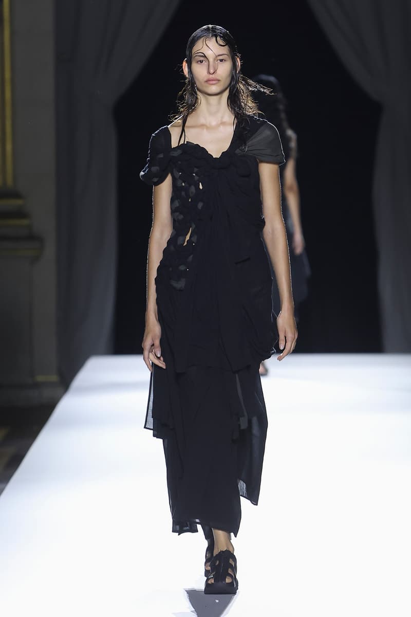 Yohji Yamamoto Spring Summer 2026 Paris Fashion Week womenswear runway show