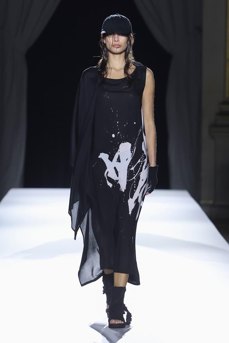 Yohji Yamamoto Spring Summer 2026 Paris Fashion Week womenswear runway show