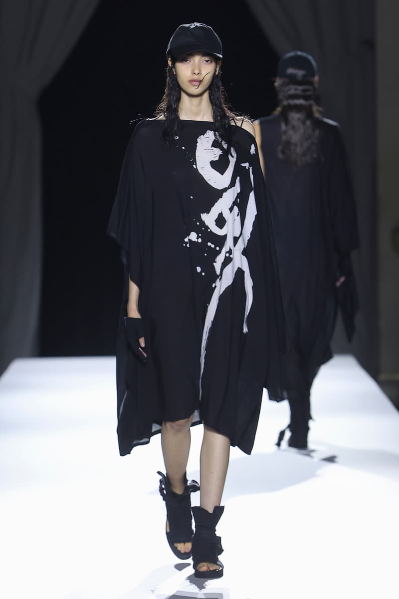 Yohji Yamamoto Spring Summer 2026 Paris Fashion Week womenswear runway show