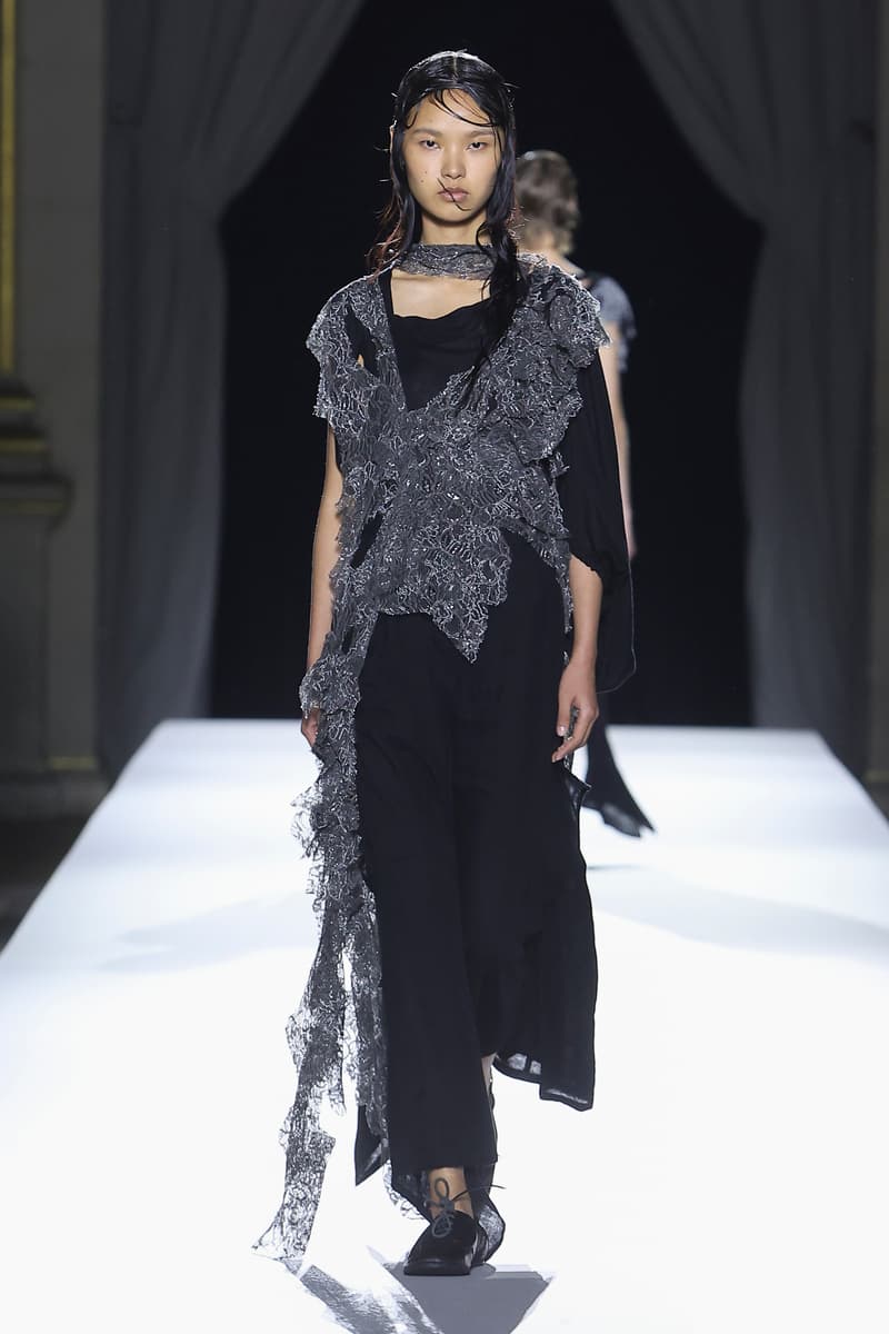 Yohji Yamamoto Spring Summer 2026 Paris Fashion Week womenswear runway show