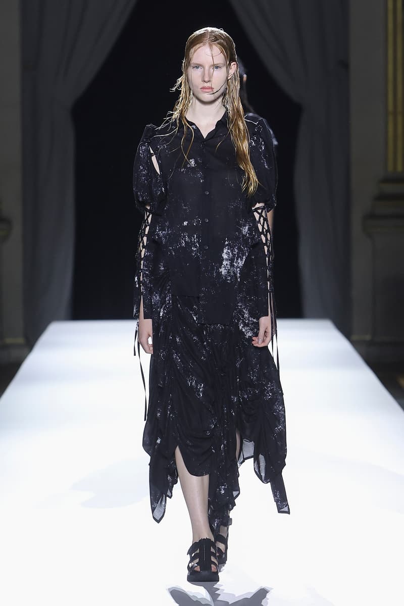 Yohji Yamamoto Spring Summer 2026 Paris Fashion Week womenswear runway show