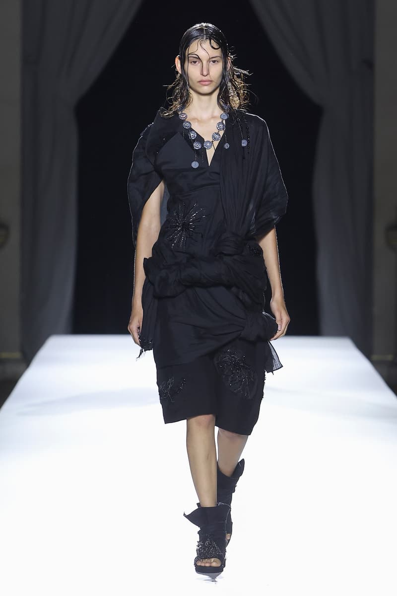 Yohji Yamamoto Spring Summer 2026 Paris Fashion Week womenswear runway show
