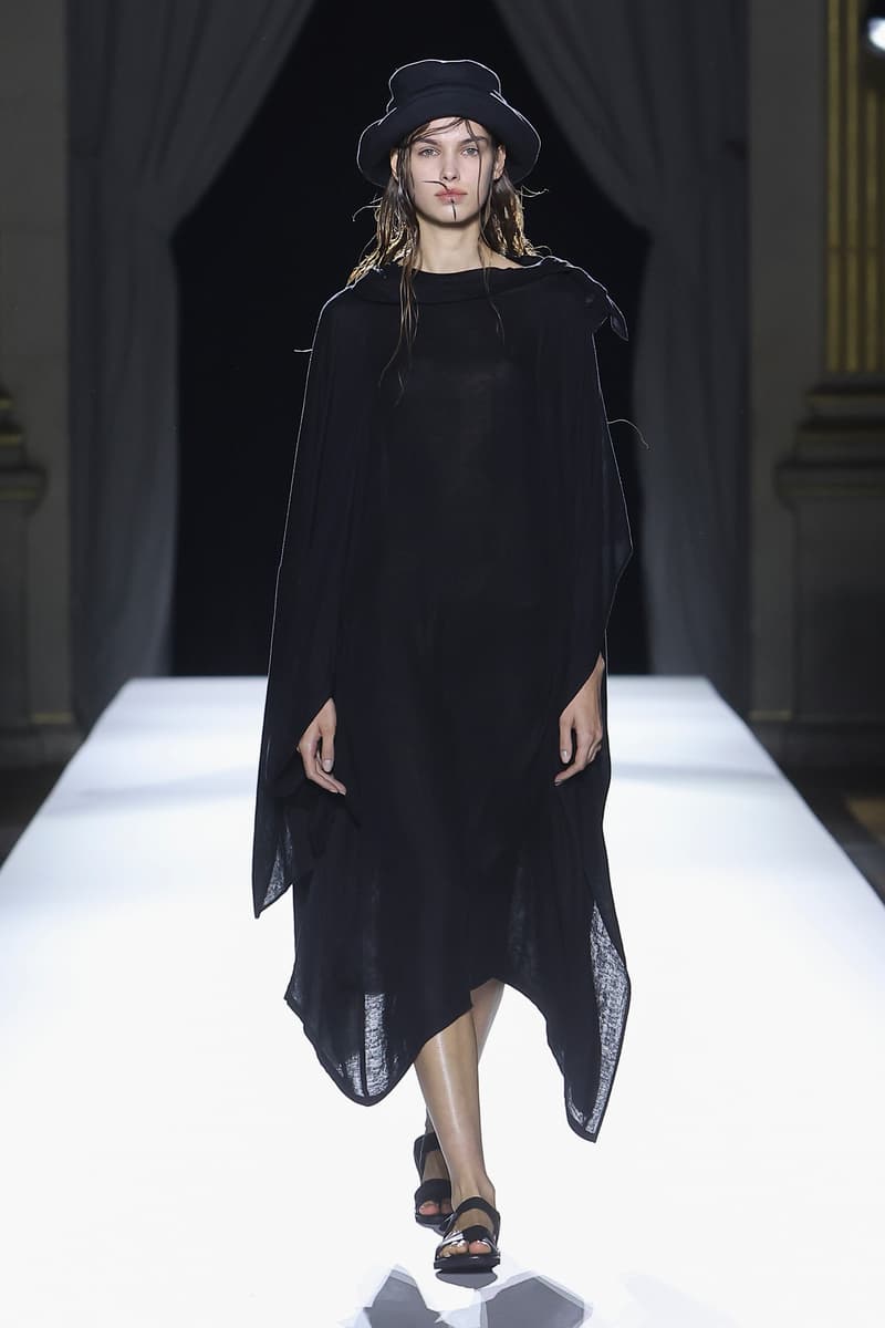 Yohji Yamamoto Spring Summer 2026 Paris Fashion Week womenswear runway show