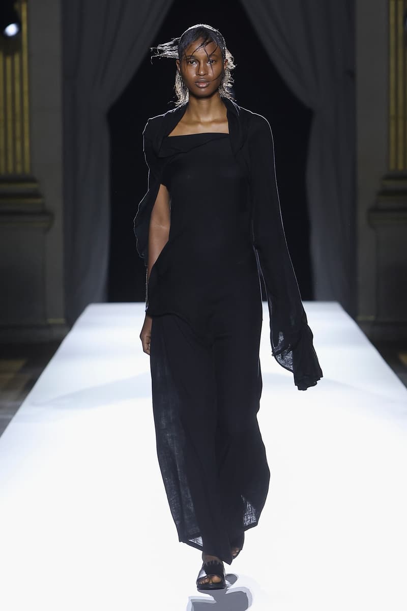 Yohji Yamamoto Spring Summer 2026 Paris Fashion Week womenswear runway show