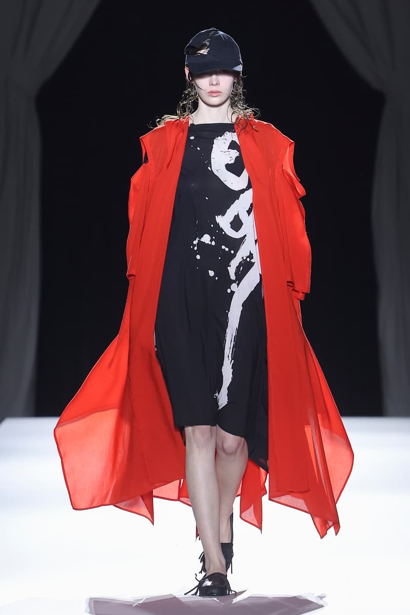 Yohji Yamamoto Spring Summer 2026 Paris Fashion Week womenswear runway show