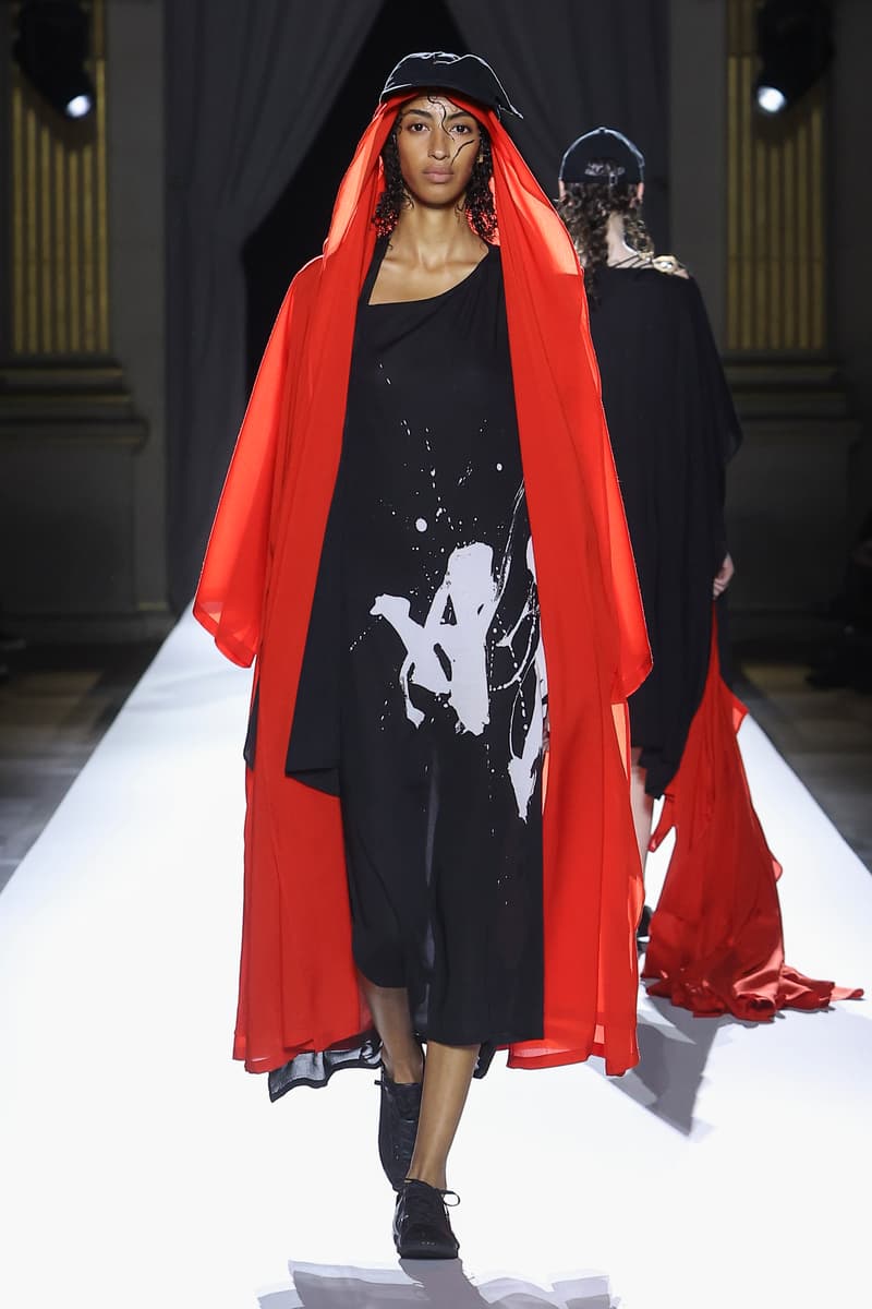 Yohji Yamamoto Spring Summer 2026 Paris Fashion Week womenswear runway show