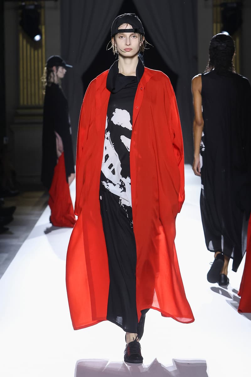 Yohji Yamamoto Spring Summer 2026 Paris Fashion Week womenswear runway show