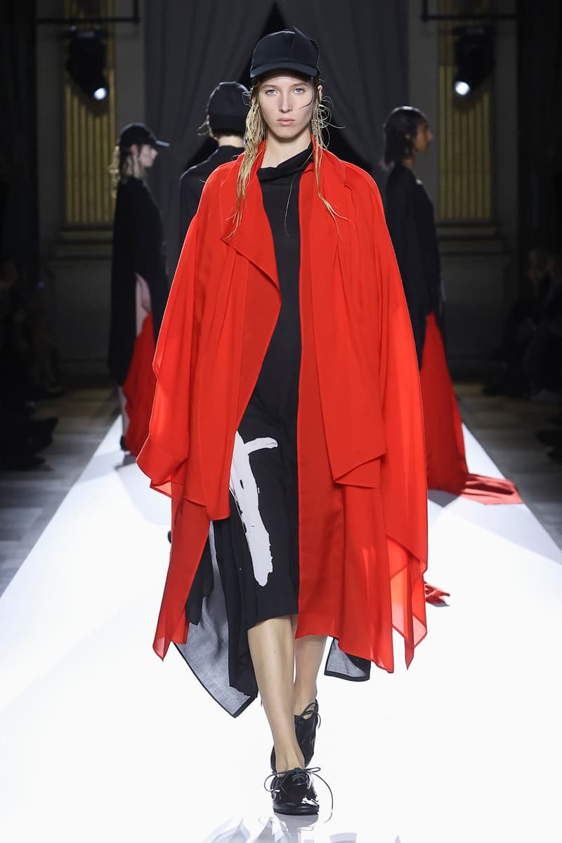 Yohji Yamamoto Spring Summer 2026 Paris Fashion Week womenswear runway show