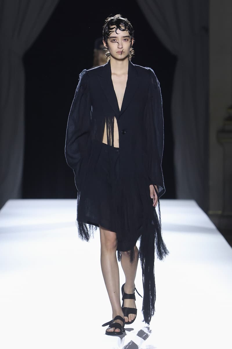 Yohji Yamamoto Spring Summer 2026 Paris Fashion Week womenswear runway show
