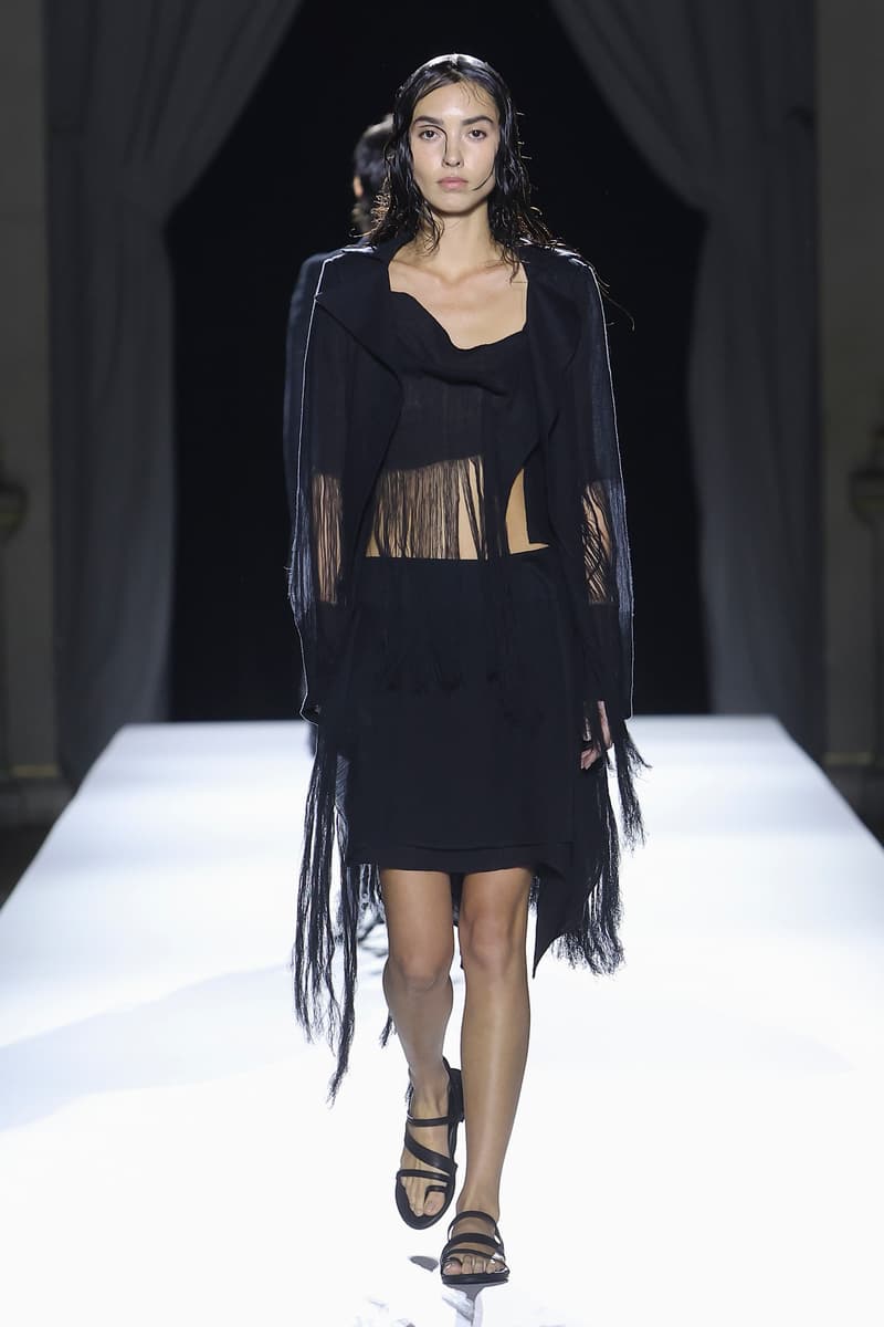 Yohji Yamamoto Spring Summer 2026 Paris Fashion Week womenswear runway show