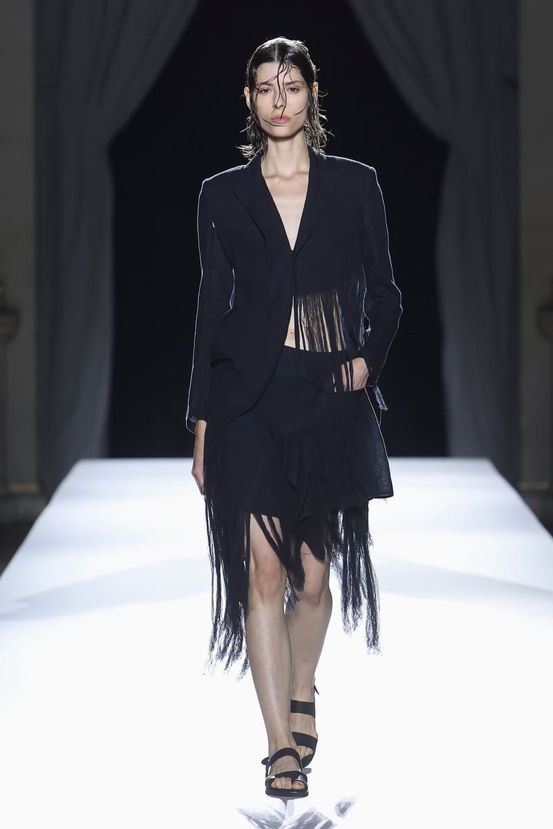 Yohji Yamamoto Spring Summer 2026 Paris Fashion Week womenswear runway show