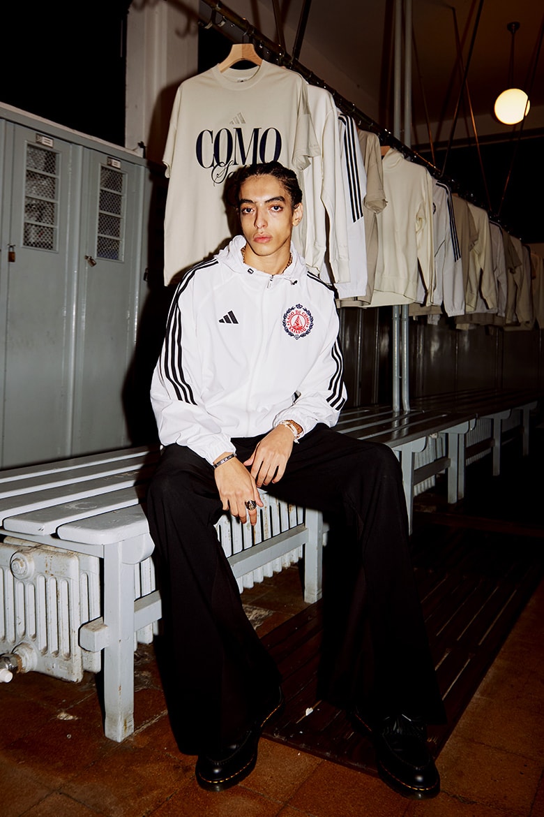adidas como 1907 Rhuigi Villaseñor football soccer italy italian club three stripes rhude streetwear luxury event milan fashion week sneaker 