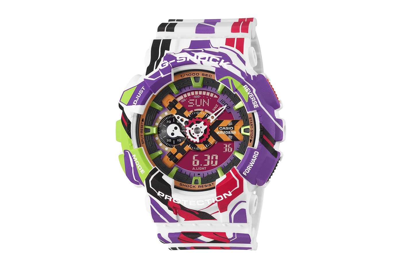 Evangelion G-SHOCK collaboration GA-110EVA30 Release Info