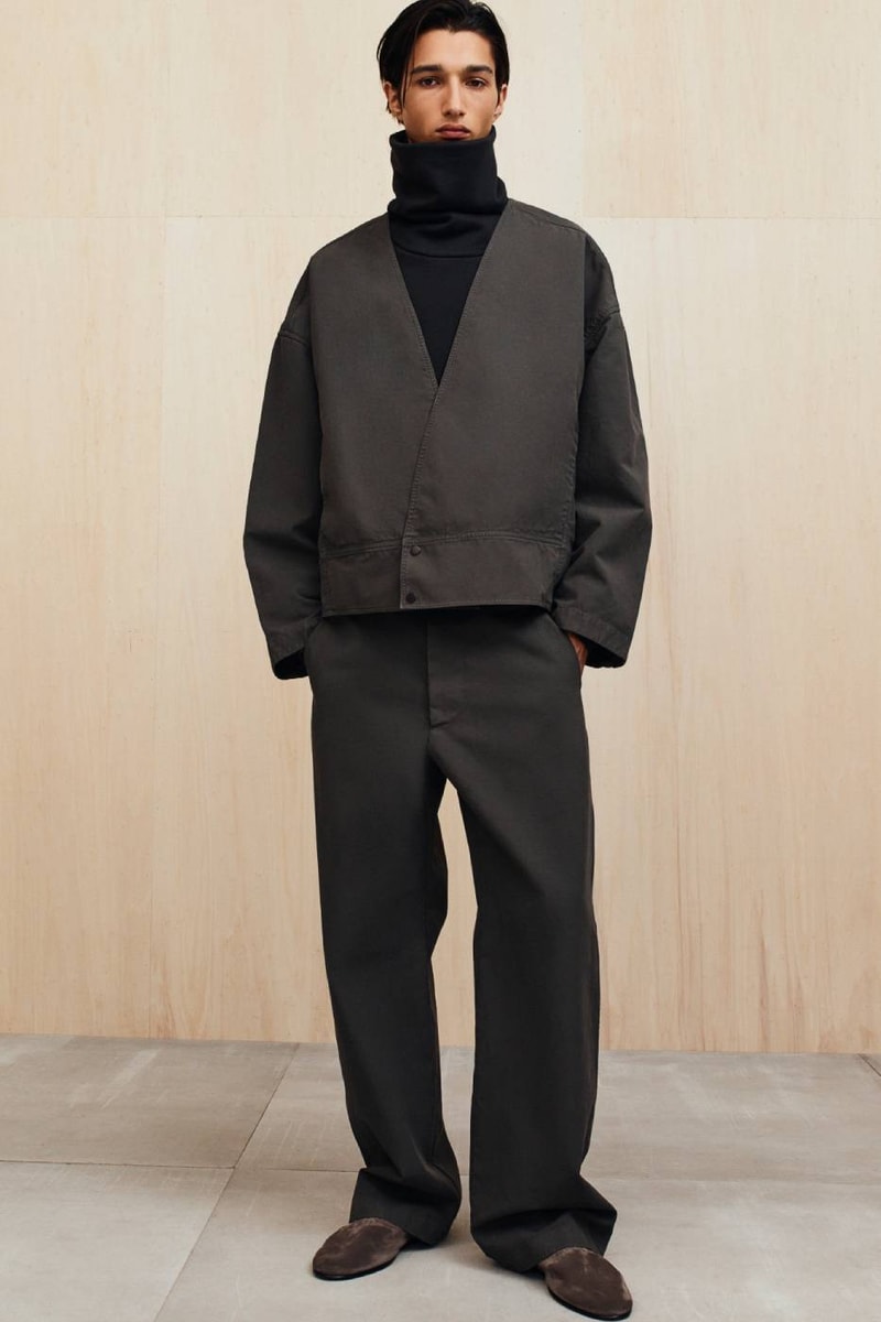 Fear of God Presents Collection Nine of Menswear Jerry Lorenzo suiting tailoring muted color tones black beige tan baseball apparel