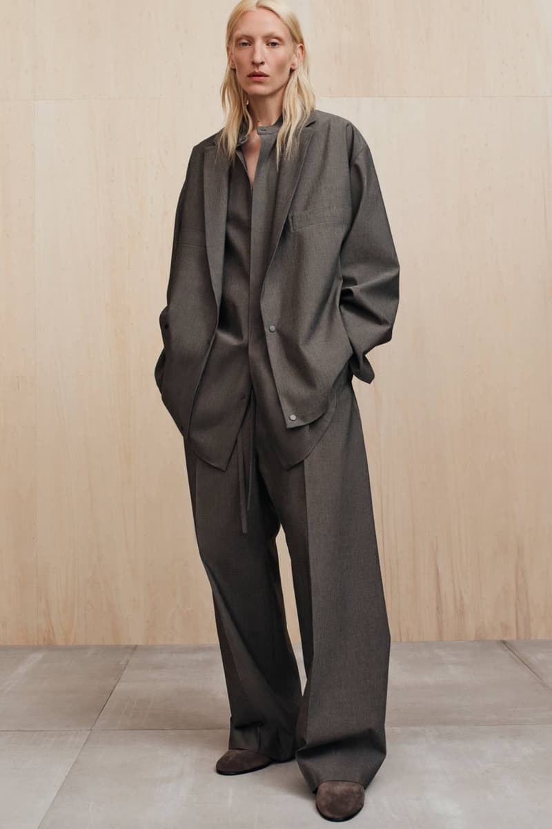 Fear of God Presents Collection Nine of Menswear Jerry Lorenzo suiting tailoring muted color tones black beige tan baseball apparel