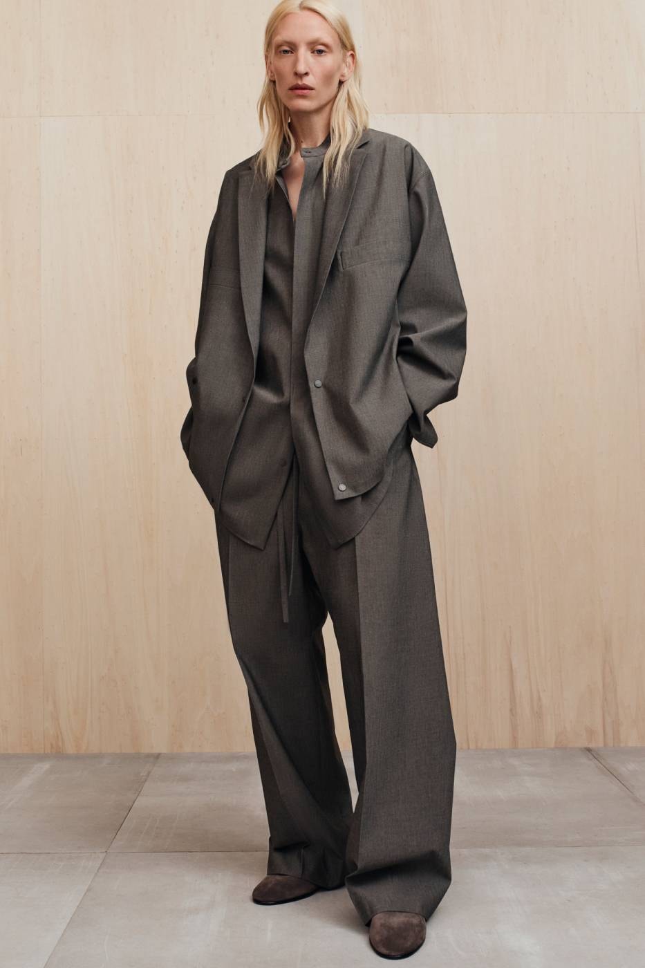 Fear of God Presents Collection Nine of Menswear Jerry Lorenzo suiting tailoring muted color tones black beige tan baseball apparel