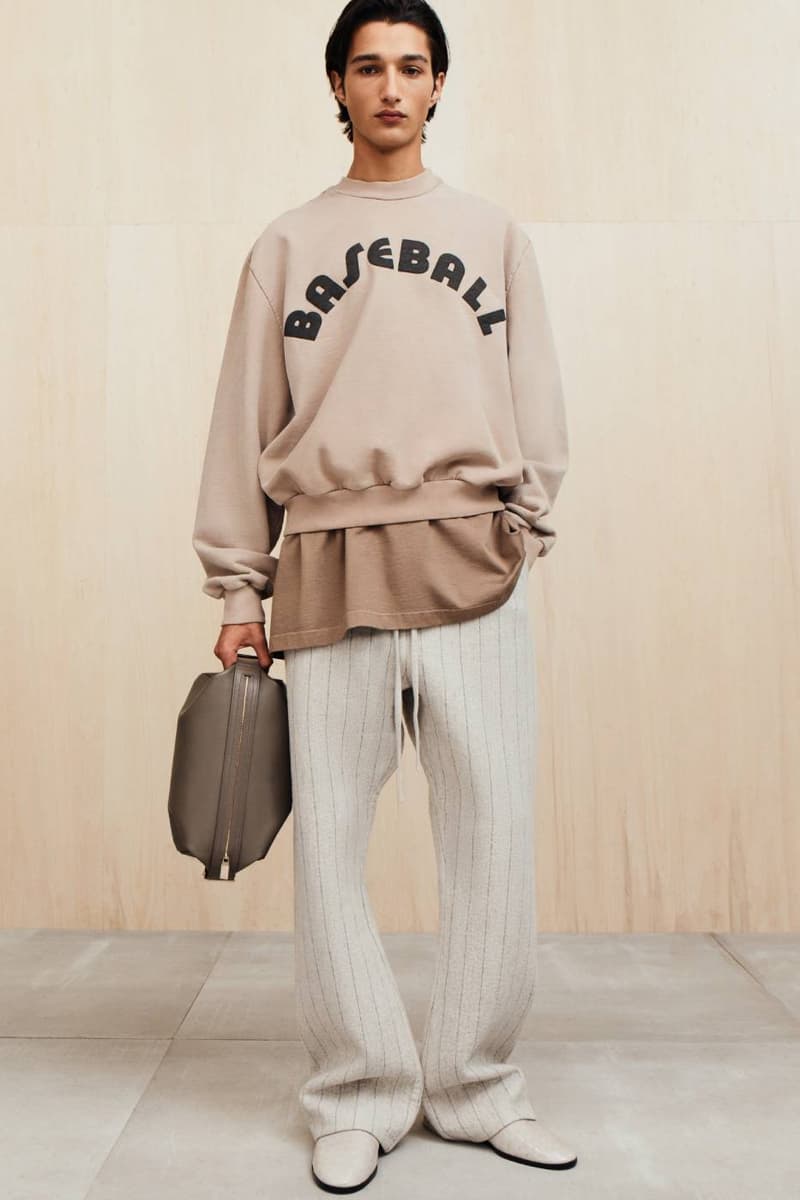 Fear of God Presents Collection Nine of Menswear Jerry Lorenzo suiting tailoring muted color tones black beige tan baseball apparel