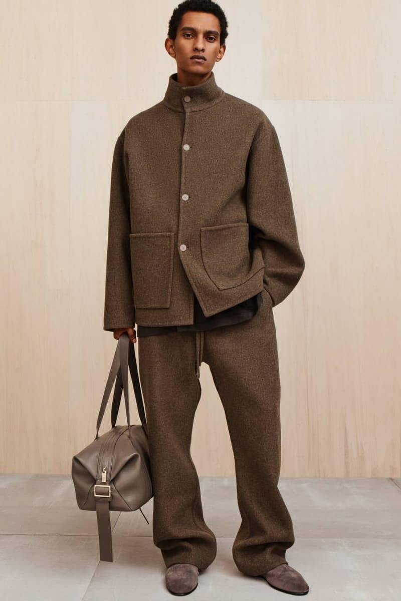 Fear of God Presents Collection Nine of Menswear Jerry Lorenzo suiting tailoring muted color tones black beige tan baseball apparel