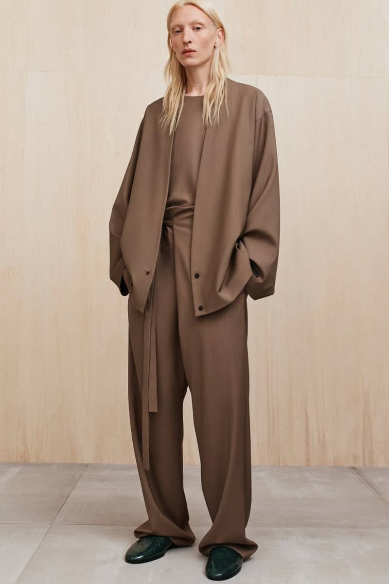 Fear of God Presents Collection Nine of Menswear Jerry Lorenzo suiting tailoring muted color tones black beige tan baseball apparel