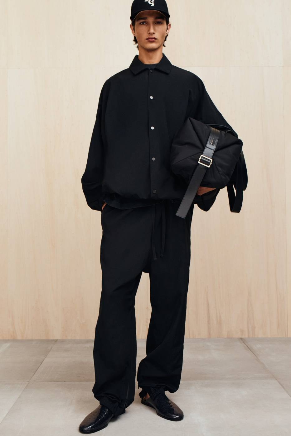 Fear of God Presents Collection Nine of Menswear Jerry Lorenzo suiting tailoring muted color tones black beige tan baseball apparel