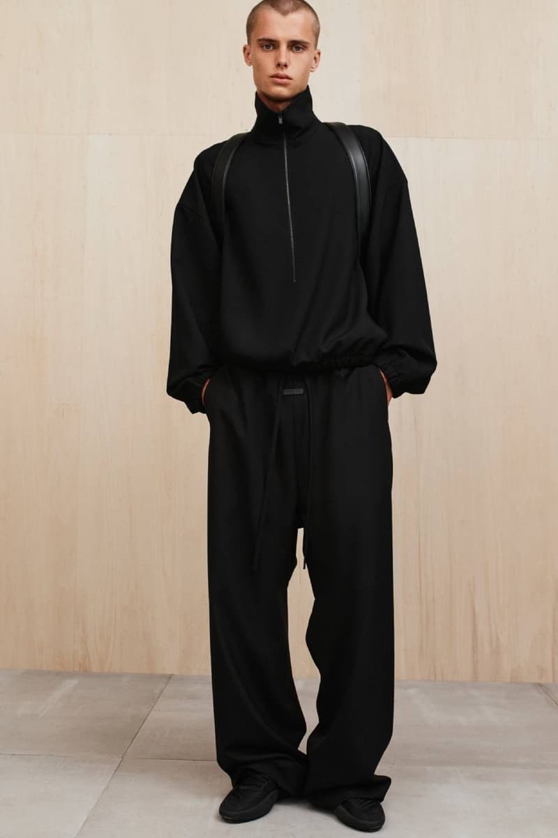 Fear of God Presents Collection Nine of Menswear Jerry Lorenzo suiting tailoring muted color tones black beige tan baseball apparel