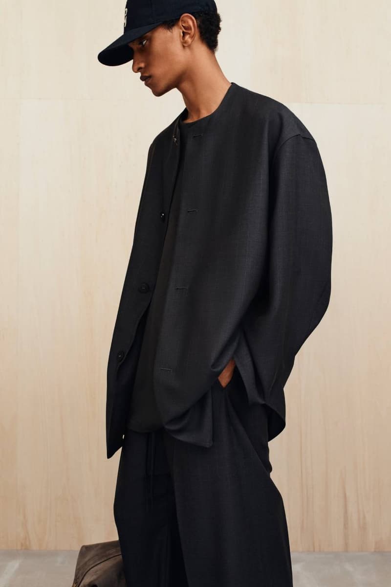 Fear of God Presents Collection Nine of Menswear Jerry Lorenzo suiting tailoring muted color tones black beige tan baseball apparel