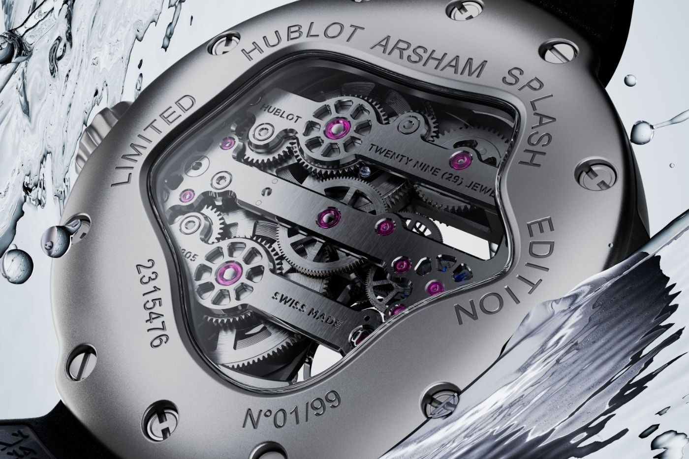 Hublot MP-17 Meca-10 Arsham Splash Titanium Sapphire Release Info Daniel Arsham