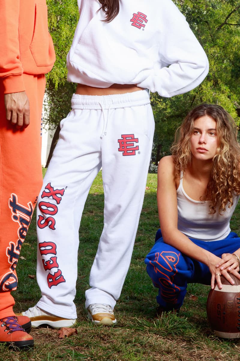 MLB x Eric Emanuel Hit Another Home Run playoffs baseball diamond new york mets yankees x collab sweatshirt hoodie sweats pants shorts ee Los Angeles Dodgers, the Detroit Tigers, the Boston Red Sox, and the Philadelphia Phillies.