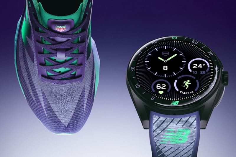 TAG Heuer x New Balance Connected Calibre E5 FuelCell SC Elite v5 Collaboration Release Info